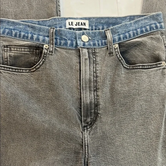 Le Jean gray with blue Jean waistband 29 - Picture 2 of 9